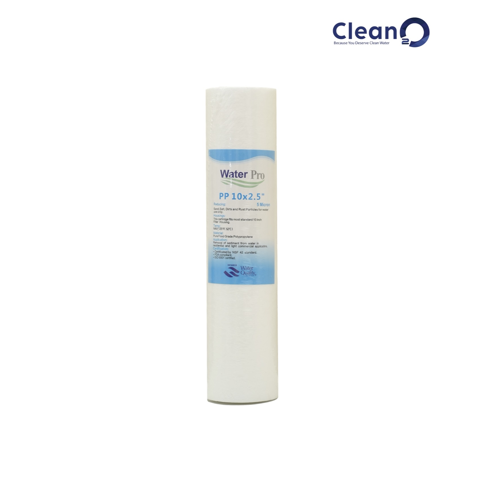 PP Water Filter Cartridge by Clean2O