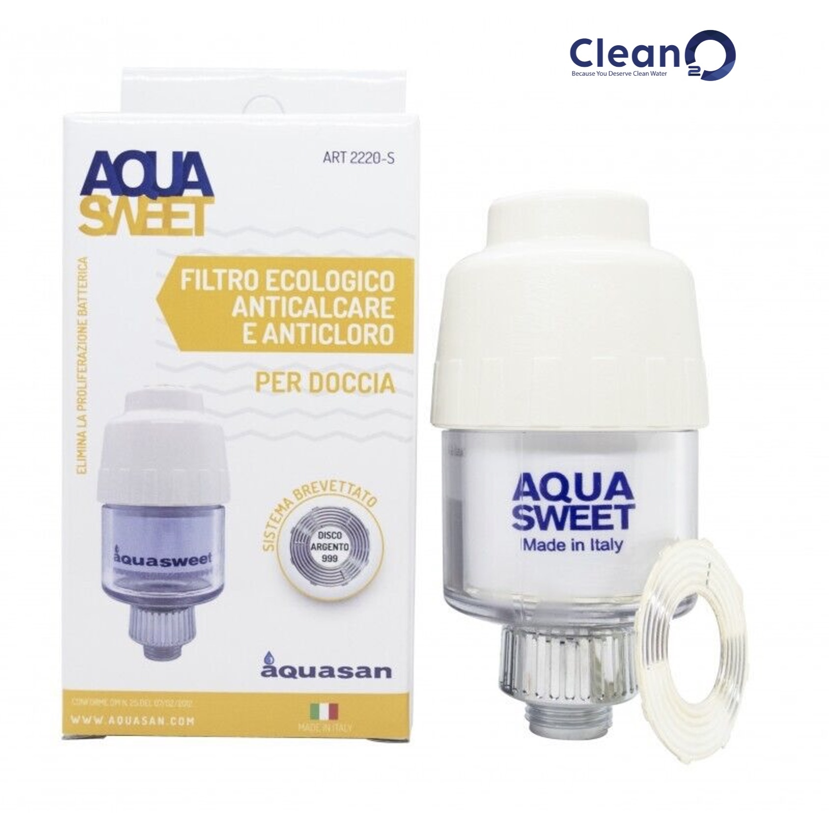 Clean2O Shower Filter AquaSweet